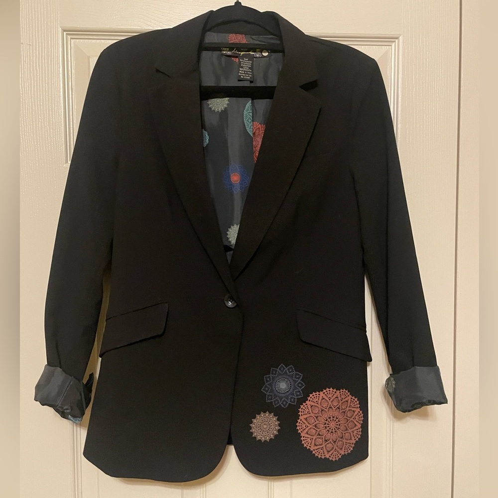 Desigual Black Blazer